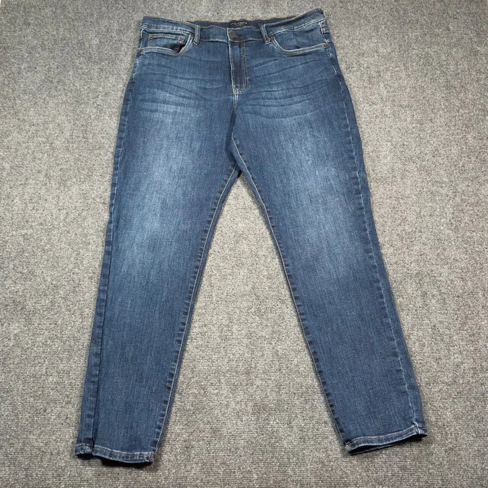 Lot of 2 Lucky Brand 412 Athletic Slim Jeans Mens 38x32 Stretch Denim Blue